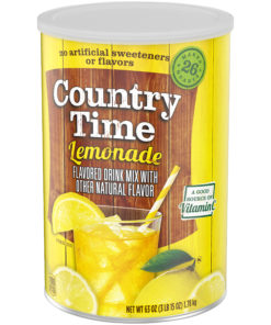 Country Time Lemonade Drink Mix, 63 oz Canister
