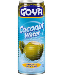Goya Coconut Water with Pulp, 17.6 fl oz, (Pack of 24)