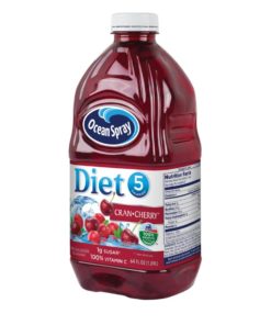 (2 Pack) Ocean Spray Diet Juice, Cran-Cherry, 64 Fl Oz, 1 Count