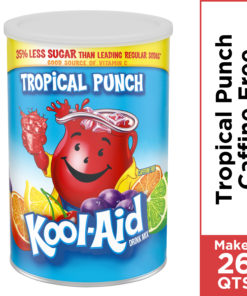Kool Aid Tropical Punch Drink Mix, 63 oz Canister