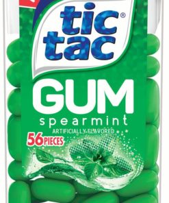 Tic Tac Gum, Spearmint (Pack of 12)