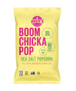 Angie’s BoomChickaPop Sea Salt Popcorn, 24 Ct (0.6 Oz. Bags)