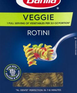 (4 pack) Barilla Pasta Rotini Veggie, 12.0 oz