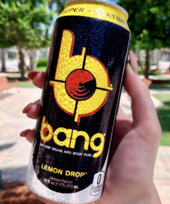 Bang Lemon Drop Energy Drink with Super Creatine, 16oz 12pk