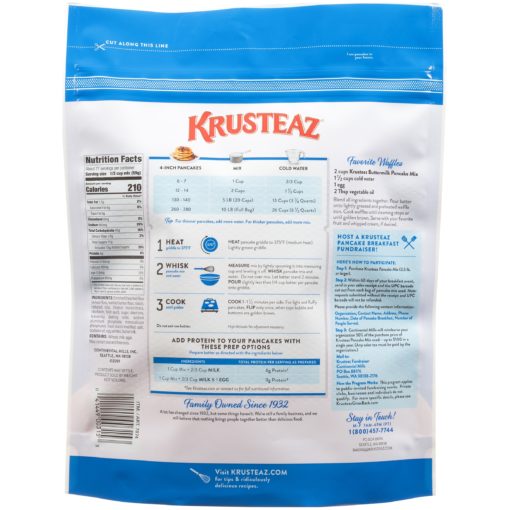 Krusteaz® Light & Fluffy Buttermilk Complete Pancake Mix 10 lb. Bag