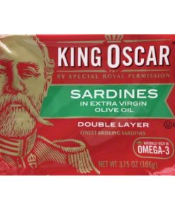 (2 Pack) King Oscar Wild Caught Sardines in Olive Oil, 3.75 oz