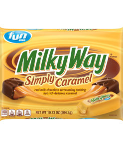 Milky Way, Simply Caramel Milk Chocolate Fun Size Candy Bars, 10.73 Ounce