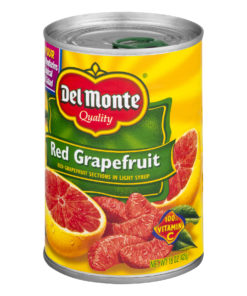 (3 Pack) Del Monte Red Grapefruit in Light Syrup, 15.0 OZ