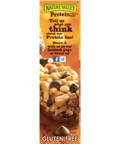 Nature Valley 10g Protein Chewy Granola Bars, Peanut Butter Dark Chocolate, 5 Ct, 7.1 Oz
