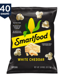 Smartfood White Cheddar Popcorn, 40 Ct (0.625 Oz. Bags)