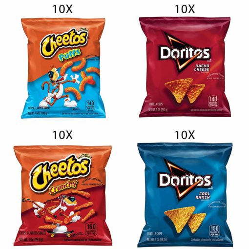 Frito-Lay Doritos & Cheetos Variety Pack, 1 oz, 40 CT