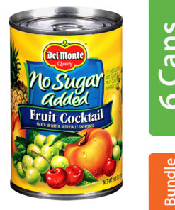 (6 Pack) Del Monte No Sugar Added Fruit Cocktail, 14.5 oz