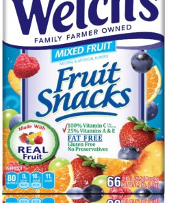 Welch’s Mixed Fruit Snacks, 80 Calorie Pouches PIM69866