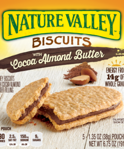 Nature Valley Almond Butter Nut Filling Breakfast Biscuits 5 Pouches