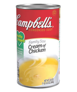(2 Pack) Campbell’s Condensed Healthy Request Family Size Cream of Chicken Soup, 22.6 oz. Can