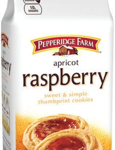 Pepperidge Farm Apricot Raspberry Thumbprint Cookies, 6.75 oz. Bag