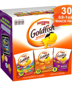 Pepperidge Farm Goldfish Classic Mix Crackers, 29 oz. Variety Pack Box, 30-count Snack Packs
