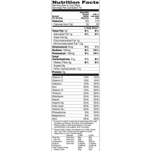 Chocolate Peanut Butter Cheerios, Cereal, 20.3 oz