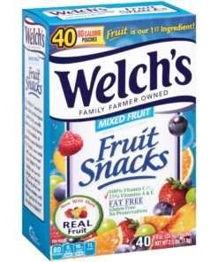 Welch’s Fruit Snacks, Mixed Fruit, 40 ct, 0.9 oz