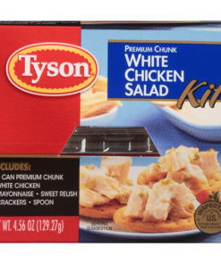 (3 Pack) Tyson® Premium Chunk White Chicken Salad Kit, 4.57 oz.