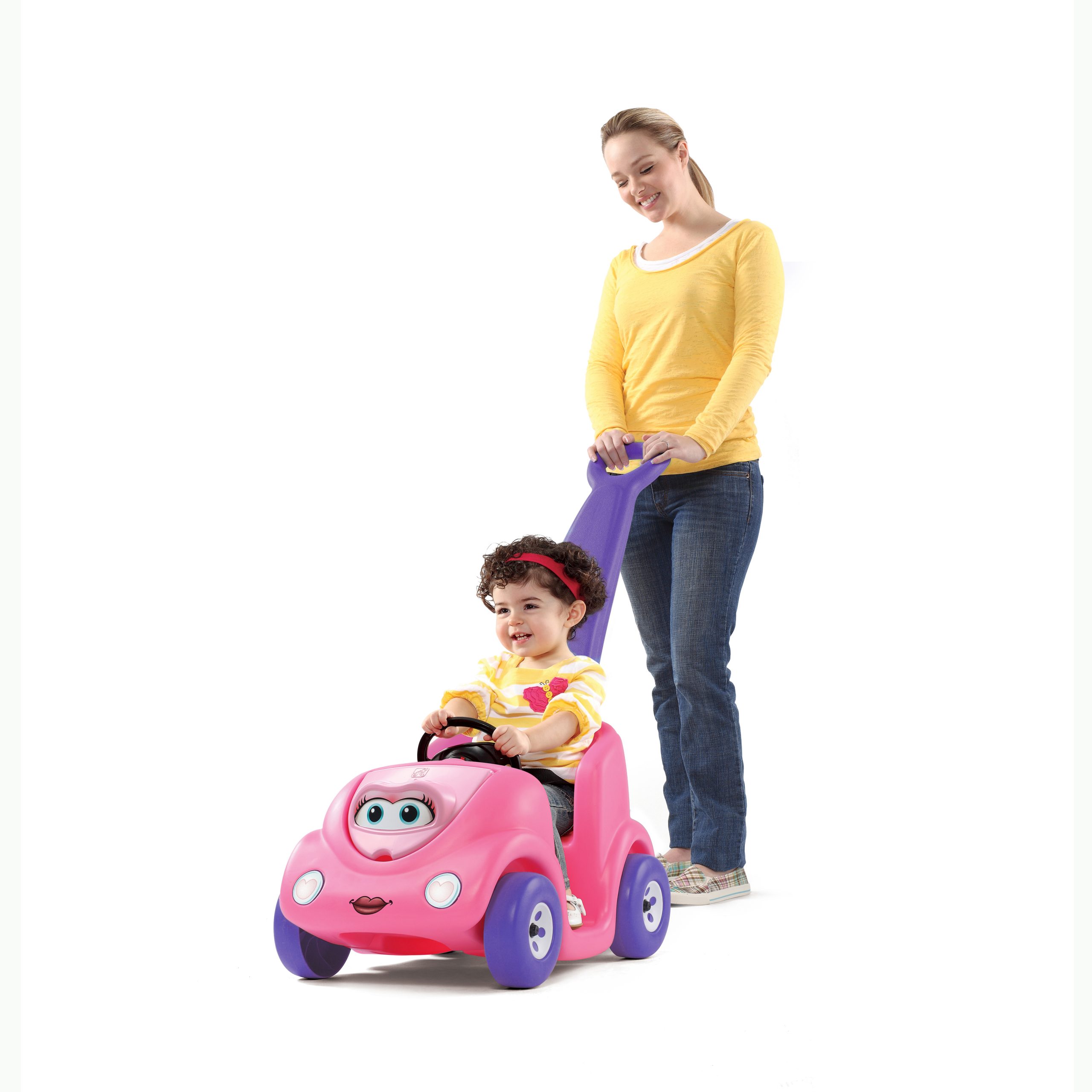 fisher price push car pink