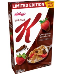Kellogg’s Special K Breakfast Cereal, Chocolatey Strawberry, Family Size, 18.5 Oz