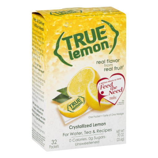 (64 Packets) True Lemon Drink Mix, 0.90 oz