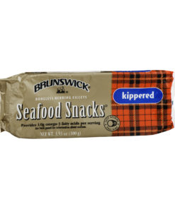 (4 Pack) Brunswick Kippered Seafood Snack, 3.53 oz Can
