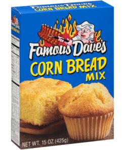 (3 Pack) Famous Dave’s Corn Bread Mix 15 oz. Box