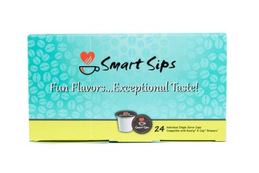 Smart Sips Coffee Red Velvet Hot Chocolate Single Serve Cups, 24 Count, Compatible With All Keurig K-cup Machines