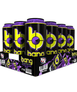 Bang Purple Guava Pear Energy Drink with Super Creatine, 16oz 12pk
