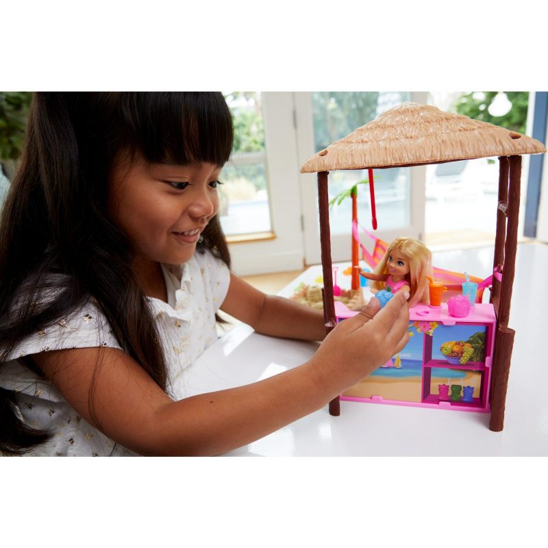 barbie chelsea tiki hut playset