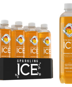 Sparkling Ice® Naturally Flavored Sparkling Water, Orange Mango 17 Fl Oz, (Pack of 12)