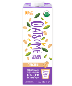 (Pack of 6) Oatsome Organic Oat Milk, 33.8 fl oz