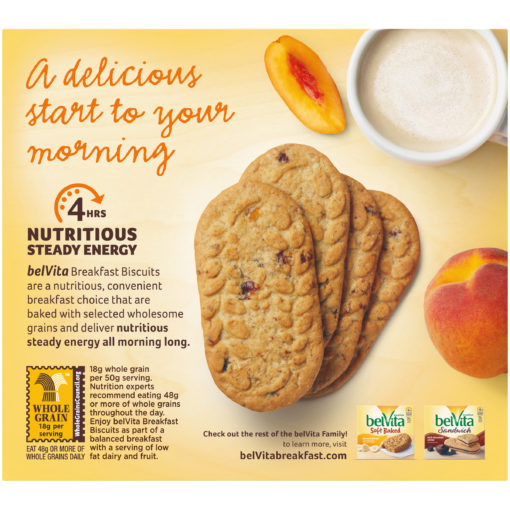 belVita Cranberry Orange Breakfast Biscuits, 5 Packs (4 Biscuits Per Pack)