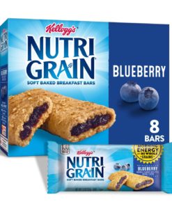 Kellogg’s Nutri-Grain Soft Baked Breakfast Bars, Blueberry, 10.4 Oz, 8 Ct