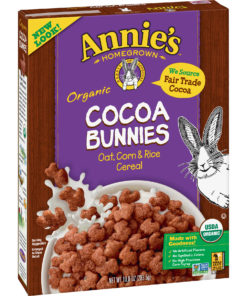 Annie’s Certified Organic Cocoa Bunnies Cereal 10 oz Box