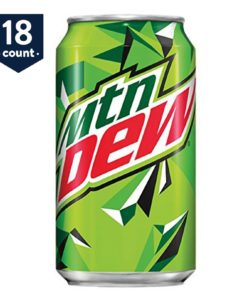 18-PACK Mountain Dew Original Soft Drink Cola 18 pack of 12 oz Cans