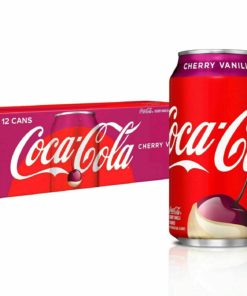 Coca Cola Cherry Vanilla Cola Soda 12 pack Pop Soft Drink 12 oz