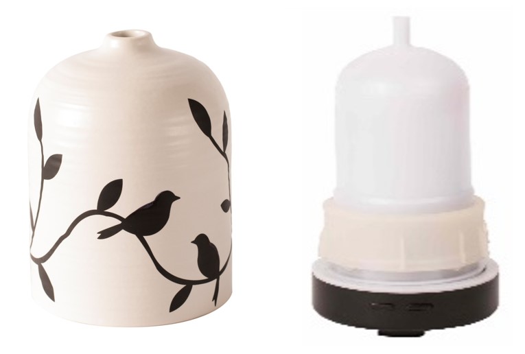 Better Homes & Gardens 100 mL Essential Oil Diffuser, Birds and